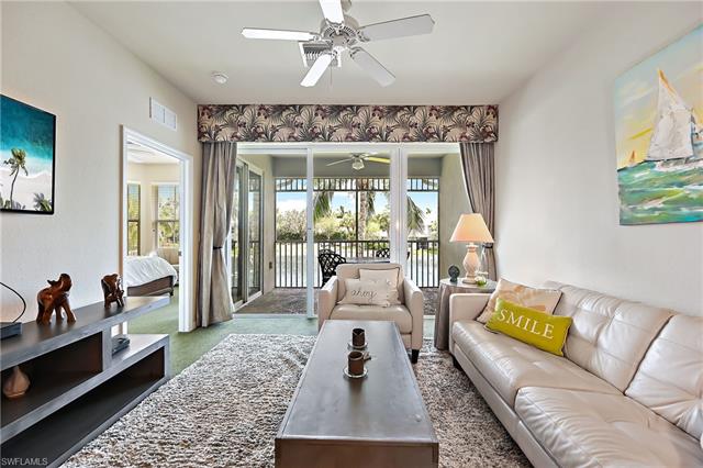 Living Area is beautifully decorated living room with gorgeous lake views
