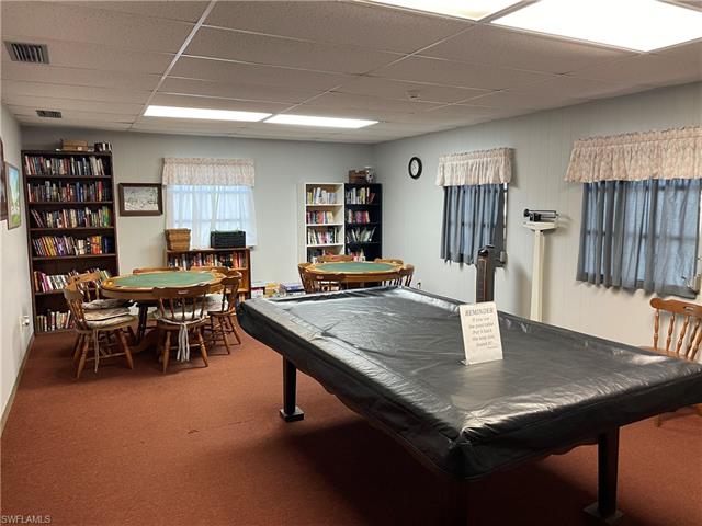 Recreation room/ Card & Billiards Room