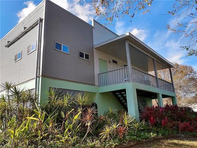 View of rear view of property