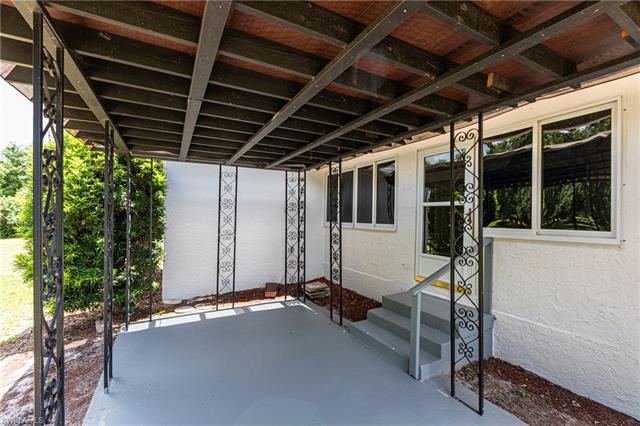 View of patio