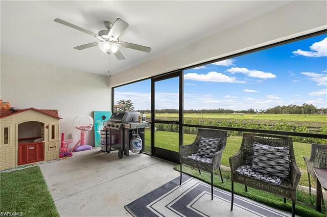 Sunroom with a rural view